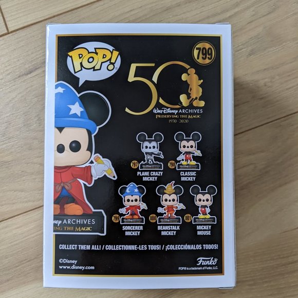 Sorcerer Mickey Archives Funko Pop - Picture 2 of 2
